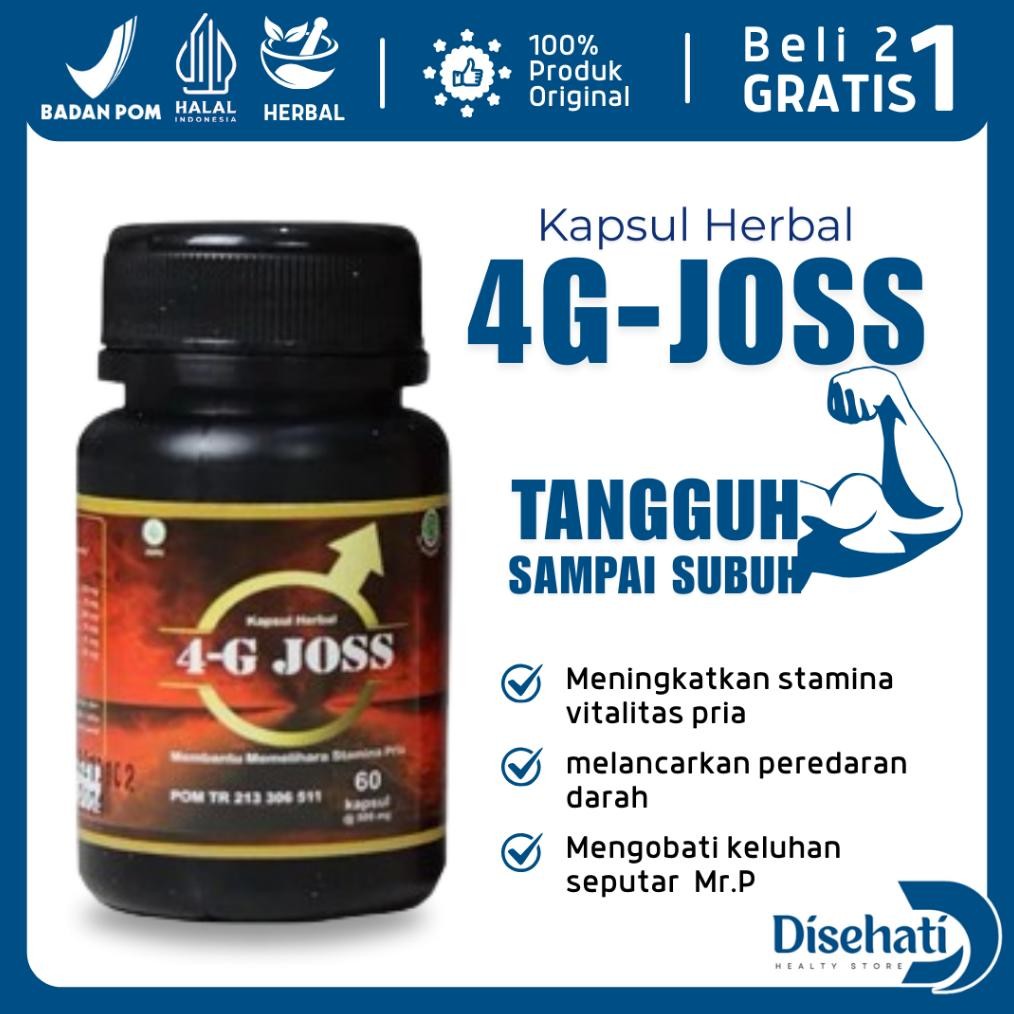 4G Joss Herbal Original Vitamin Alami 60 Kapsul