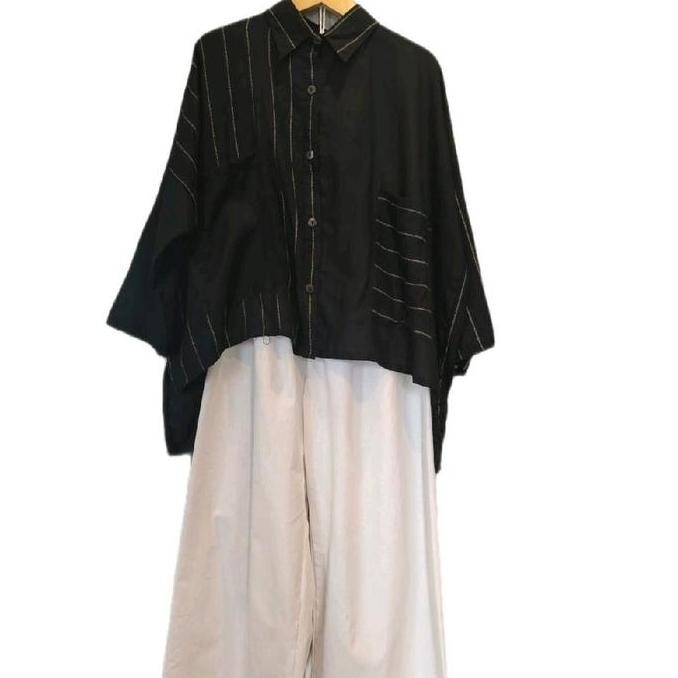 Jane Set Kulot Baju Casual Wanita Bahan Linen By Misstiti