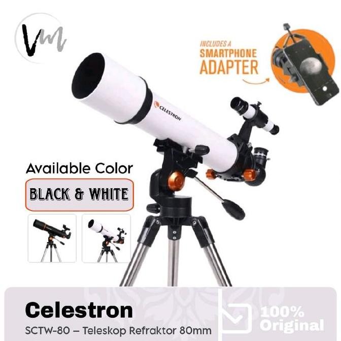 Celestron Telescope Astronomical - Sctw - 80 - Teropong Bintang