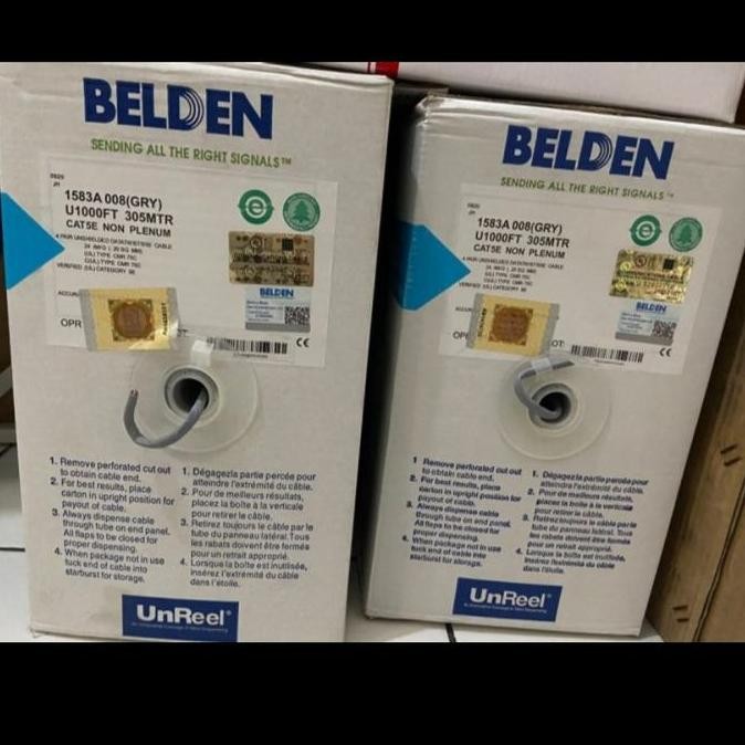 TERMURAH - KABEL UTP BELDEN USA CAT5 CAT 5E