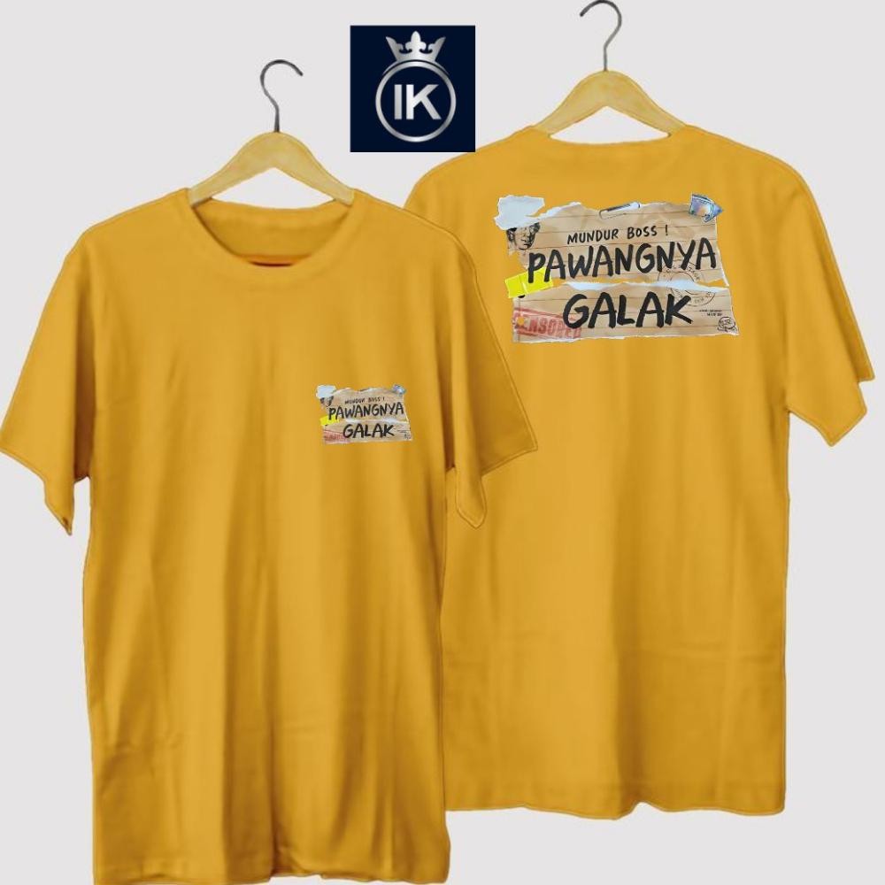New - KAOS COD MUNDUR BOSS PAWANGNYA GALAK/KAOS GAMBAR KATA VIRAL