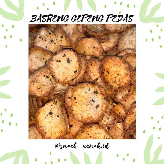 SNACK KILOAN BASRENG GEPENG PEDAS 250 GRAM | CEMILAN MURAH MAKASSAR
