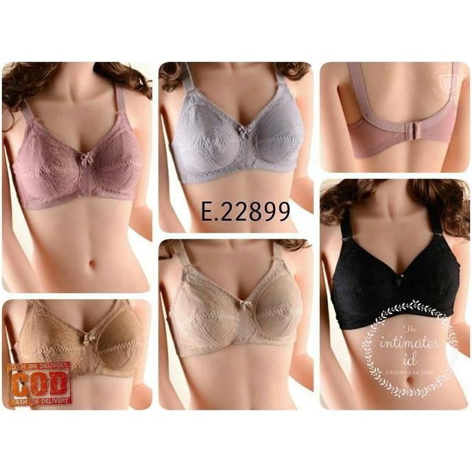 Bra Elena Tanpa Kawat Tanpa Busa Full Cup 22899
