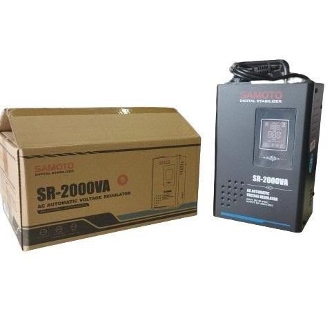 STABILIZER SAMOTO SR-2000 2000VA 1 PHASE STABILSER RELAY CONTROLLER SERIES SR 2000 Murah