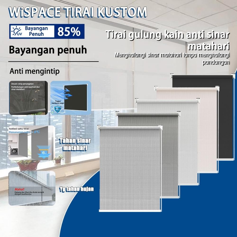 Roller Blind Outdoor Roller Blind Jendela Tirai Jendela Roller Blind Tirai Gulung Roller Blind Outdo