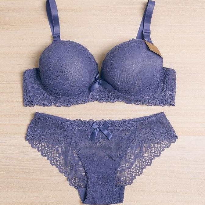 Bra Bh Set Celana Dalam Busa Tebal Push Up Cup B Kait 3 Bh Wanita Dewasa Remaja
