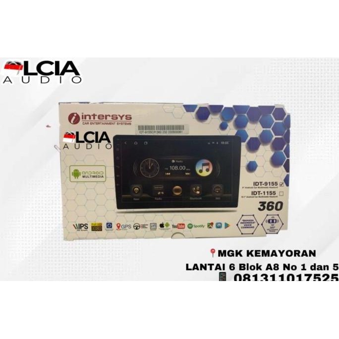 Headunit ANDROID 9" INTERSYS IDT-9155 CP