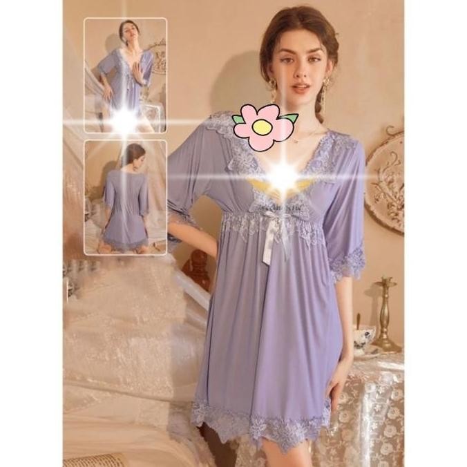 Daster Sexy Baju Tidur Malam Jumbo Super Lembut