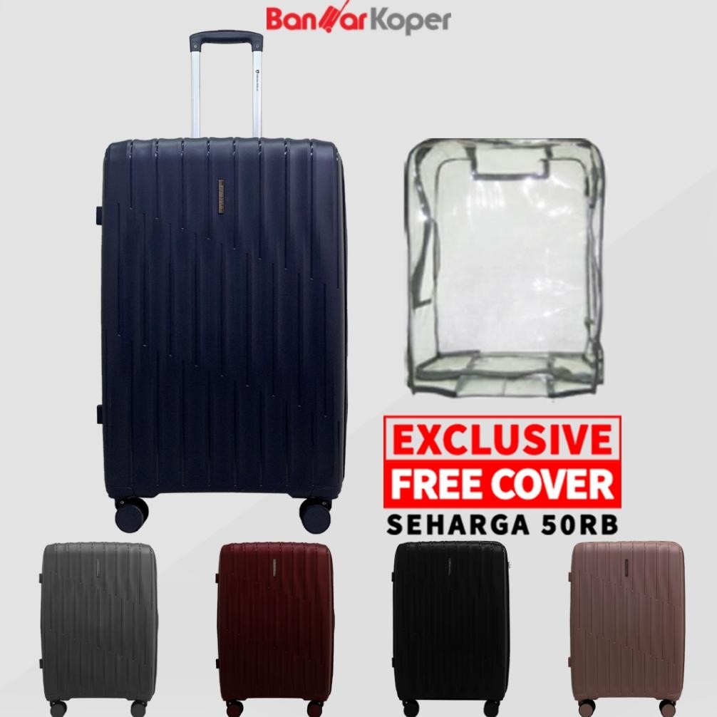 SWISS POLO 98030 KOPER 28 INCH HARDCASE PP ANTI PECAH EXPANDABLE
