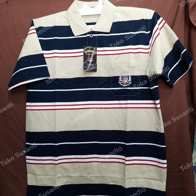 DF398>> Kaos Domino Krah Kantong Depan Dewasa Kaos Pria Domino uk All Size