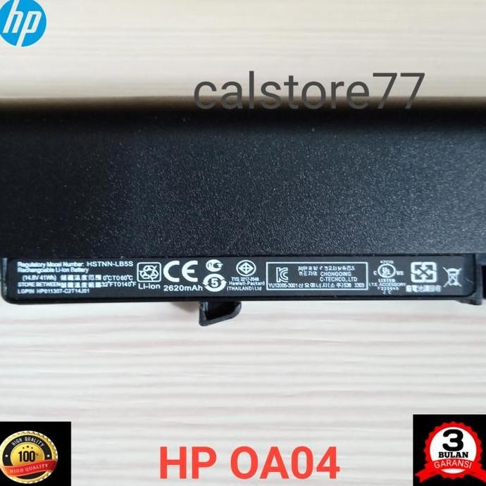 Baterai Laptop Hp Pavilion 14-G102Au, G008Au, G006Au, 14-G000 Oa04