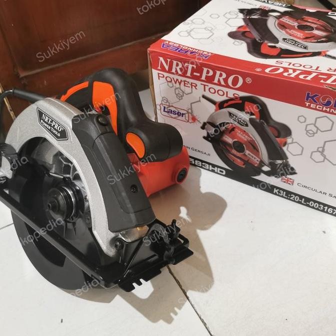 Mesin Circular Saw Laser NRT-PRO 583HD Gergaji Potong Kayu NRT PRO 583