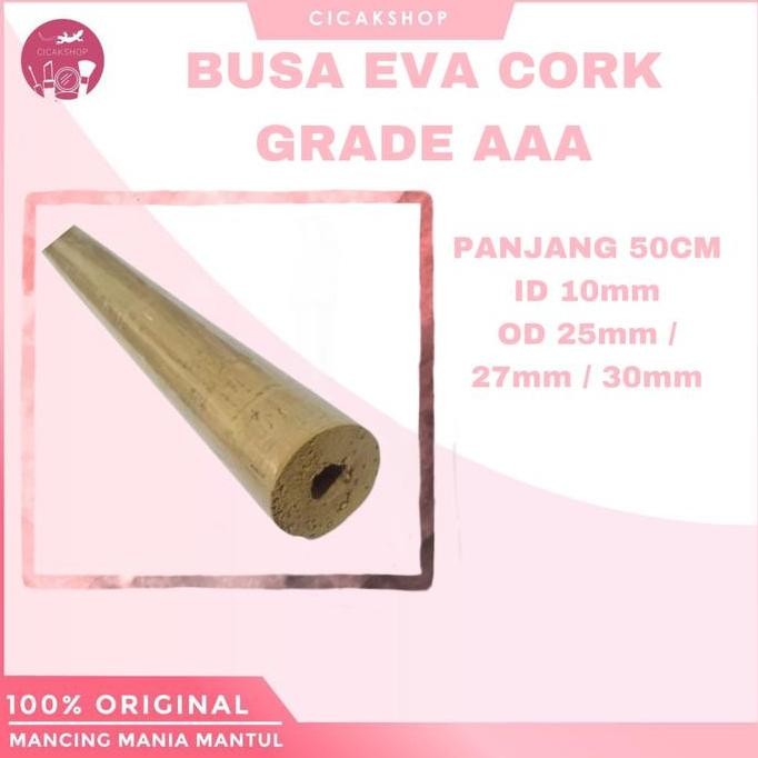 Cicakshop88 Liebe Busa Eva Joran Cork Kayu Hard Grade Aaa