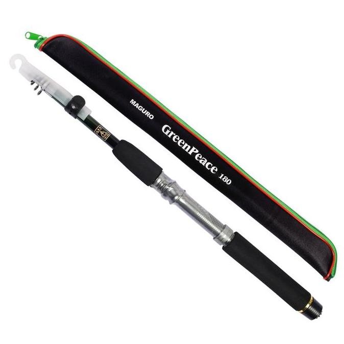 Joran Maguro Green Peace | 150 S/D 270Cm | Antena | Udang | Carbon | Teleskopik ~ Indonesia Memancin