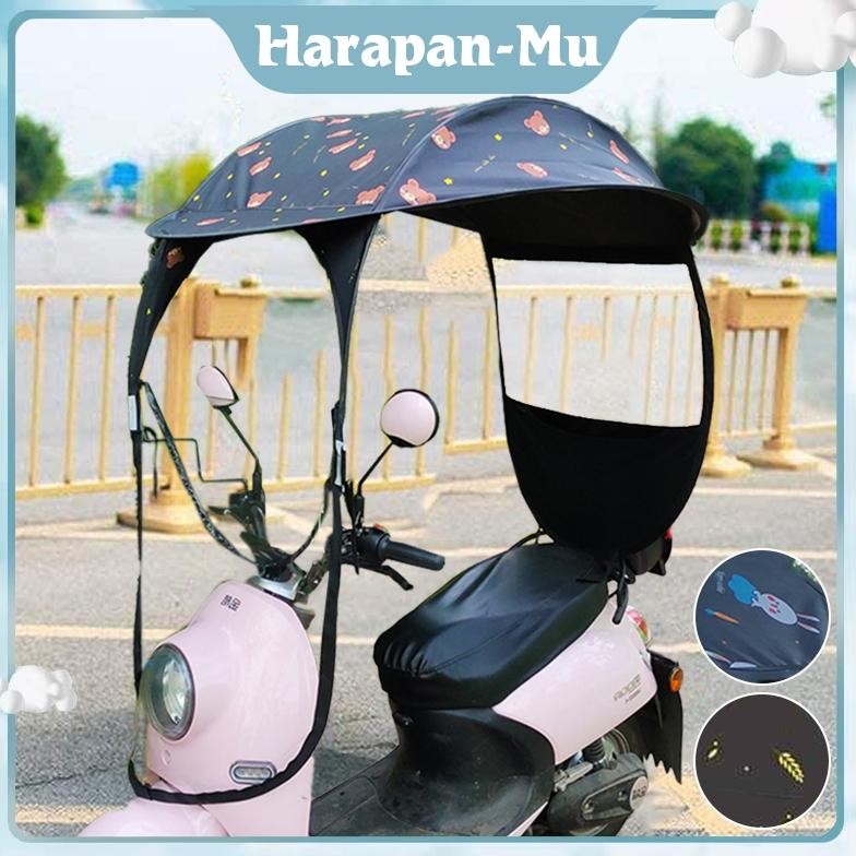 UGNDA Payung Motor Kanopi Anti Hujan Tenda Motor Anti Hujan & Panas Terbaik
