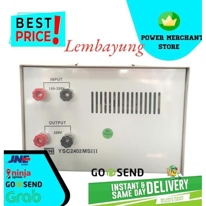 Matsunaga Stabilizer 2000 Watt / Stavol Svc-2000Va