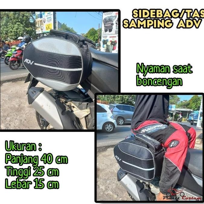 Bpsb1 Tas Samping Sidebag Adv Touring Mudik Motor Motorcycle Besar Box Bagasi Motor Bebek Matic Free