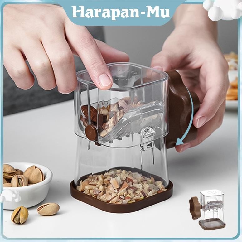 UGNDA Alat Penggiling Kacang Tanah Mini Chopper Manual Penghancur Kacang Nut Hand Masher