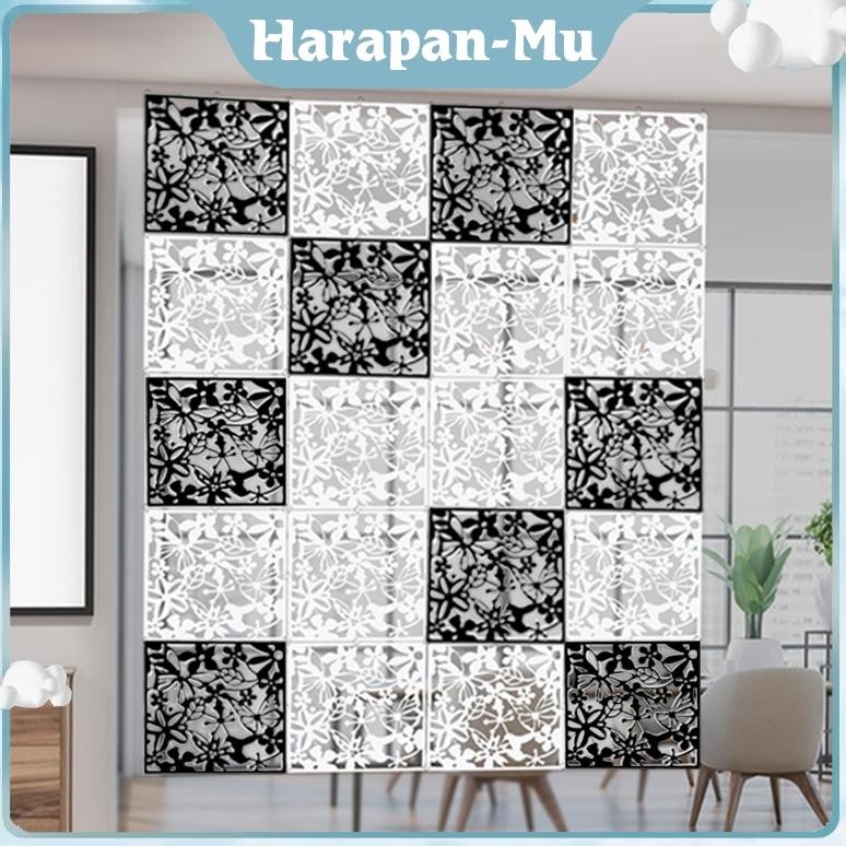 UGNDA Sekat Ruangan Minimalis Dekorasi Penyekat Ruangan Vintage Gantung Partisi Hiasan Dinding