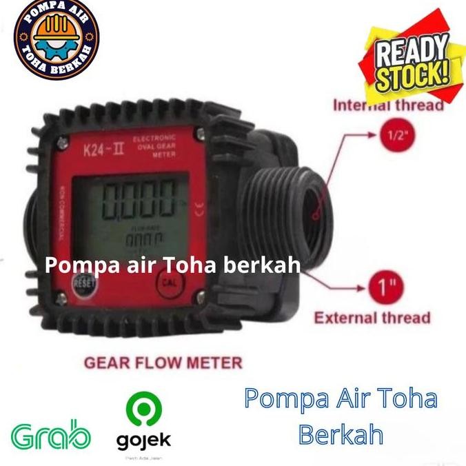 Flow Meter Digital Flow Meter Solar Digital Derat 1 Inch