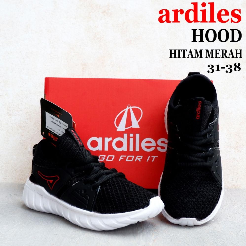 Heatshrin Ardiles Sepatu Sekolah Anak - Size 31-34 - Quater & Hood & Lunox - Sepatu Sekolah Ardiles 
