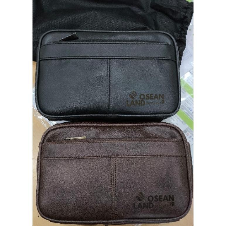 [Kecil Clutch Pria Wanita / Clutch Kulit / Pouch / Handbag / Wristlet / Premium / Kulit Pu Leather H