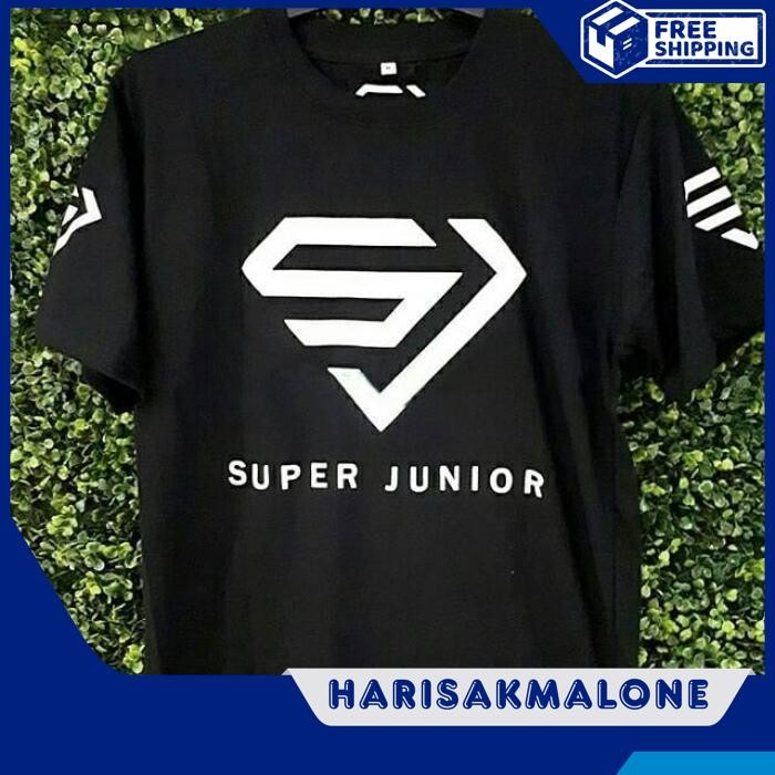 TERBARU KAOS TSHIRT BAJU OBRAL MURAH COMBED 30S DISTRO SJ SUJU SUPER JUNIOR KPOP KOREA POLOS CUSTOM 