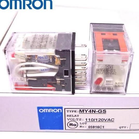 Relay OMRON MY4N-GS 110V AC ASLI ORIGINAL