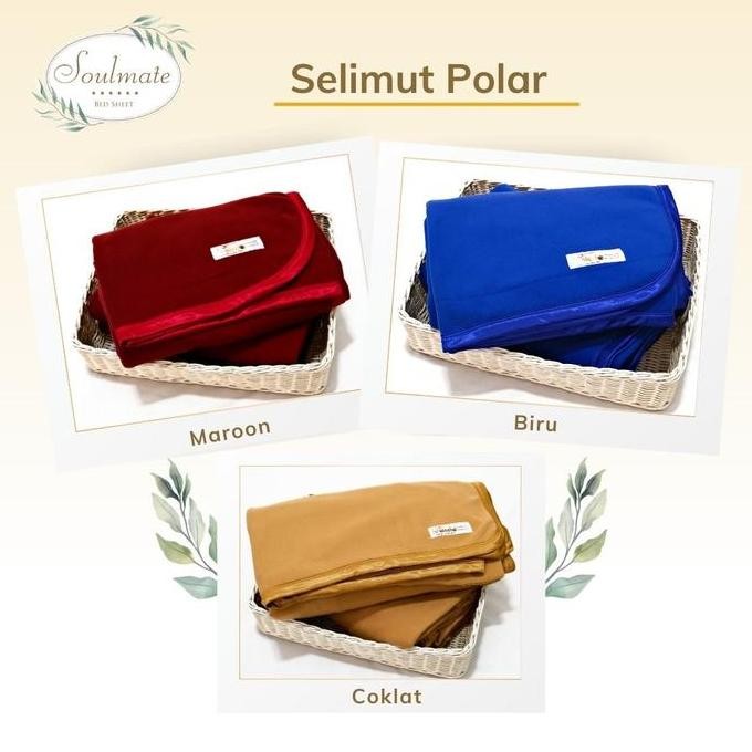 Premium Selimut hotel / Selimut Polar / Selimut Hotel Soulmate Bedsheet Promo