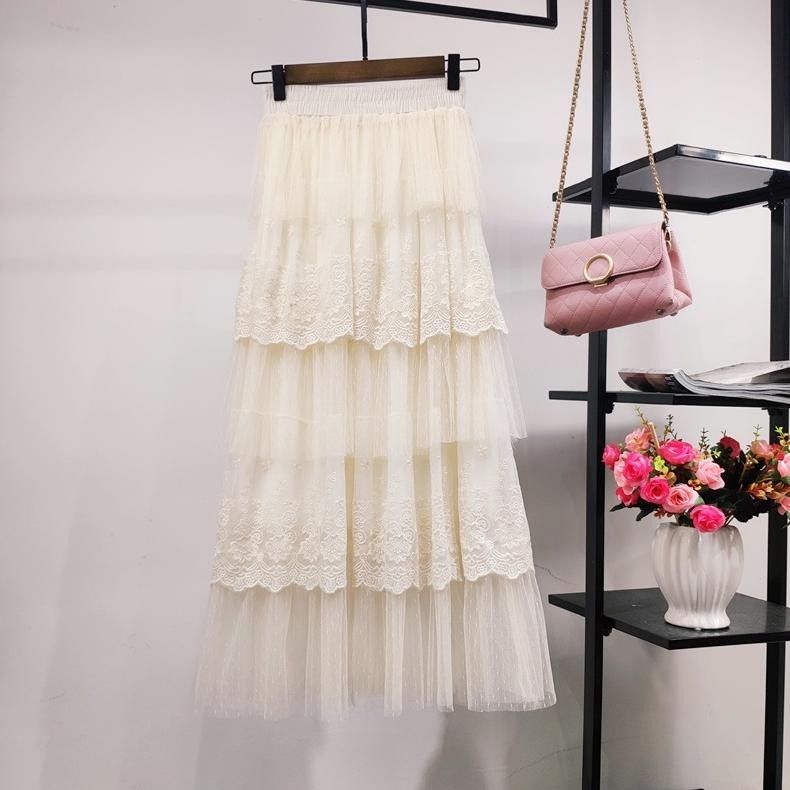 Rok Tutu Susun / Rok Tutu / Rok Panjang Wanita / Rok Tutu Panjang