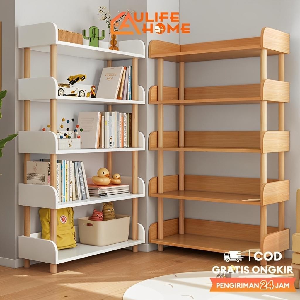 Rak Buku Rak Buku Susun 6 Rak Buku Anak Lemari Buku Rak Kayu Rak Buku Minimalis Rak Serbaguna