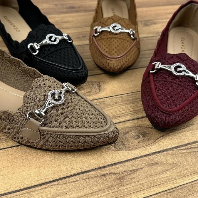 Promo CLARENZO DR07 _ Sandal Mules Rajut Hak 1,5cm COD