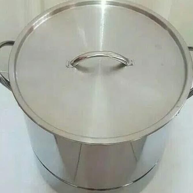 Panci Stock Pot Wsp 40Qt Supra Stainless/ Kukusan/ Steamer / Langseng