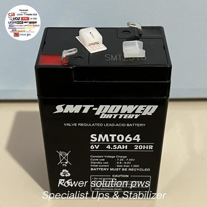 Aki Baterai 6 Volt 4 Ah 6v 4.5 Ah mobil motor mainan Lampu emergency Murah