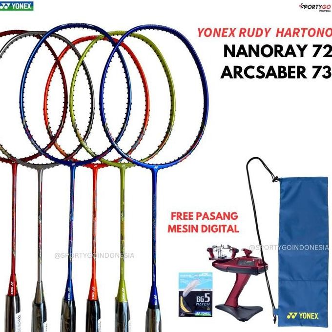 RAKET BADMINTON YONEX NANORAY 72 LIGHT RUDI HARTONO ORIGINAL