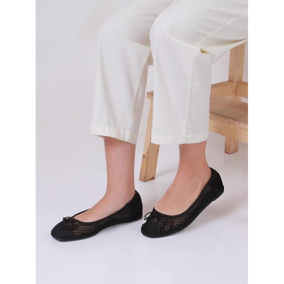 Promo Berrybenka - Sepatu Flatshoes Comfy Wanita Sofia Mashina Mesh Flat Jaring COD