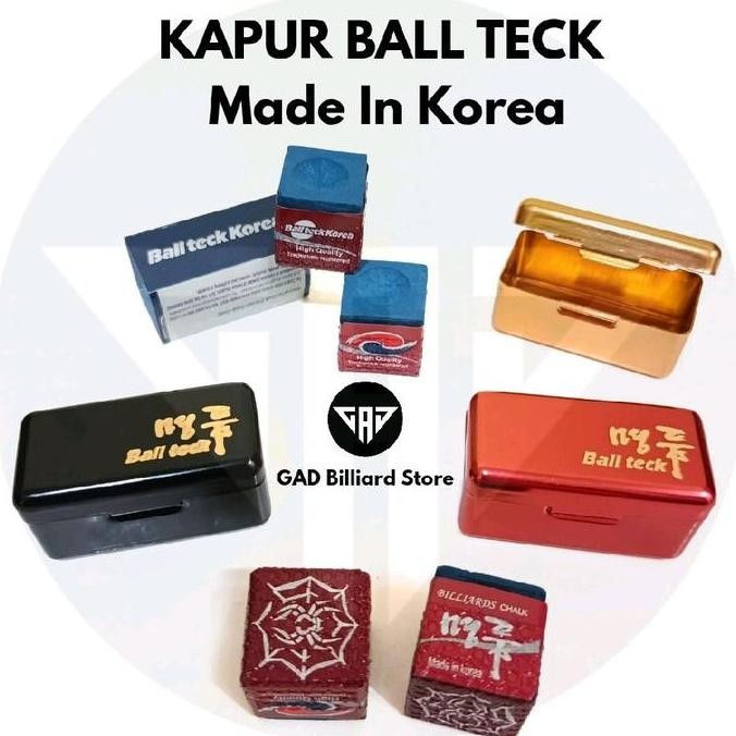 Ball Teck Chalk Billiard Made In Korea | Kapur Billiar Premium Asli