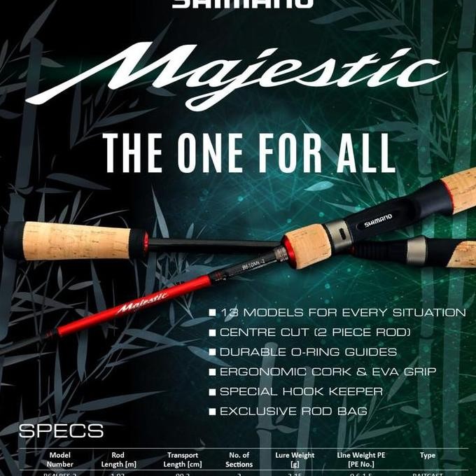 BEBAS ONGKIR - Joran Shimano majestic S66L2