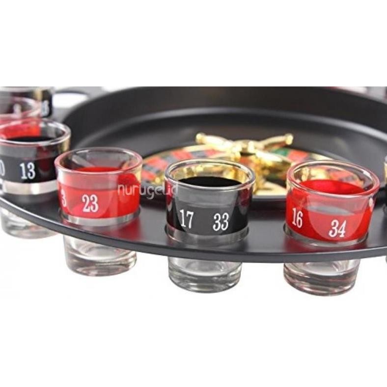 Drinking Roulette Set Party Game Permainan Rolet Pesta Minum