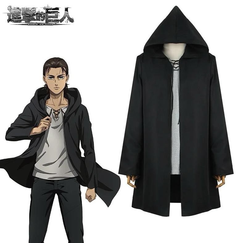 PROMO Eren Yeager - Attack on Titan | Jaket / Jaket Anime / Jaket Hoodie | Anime / Cosplay / Cosplay