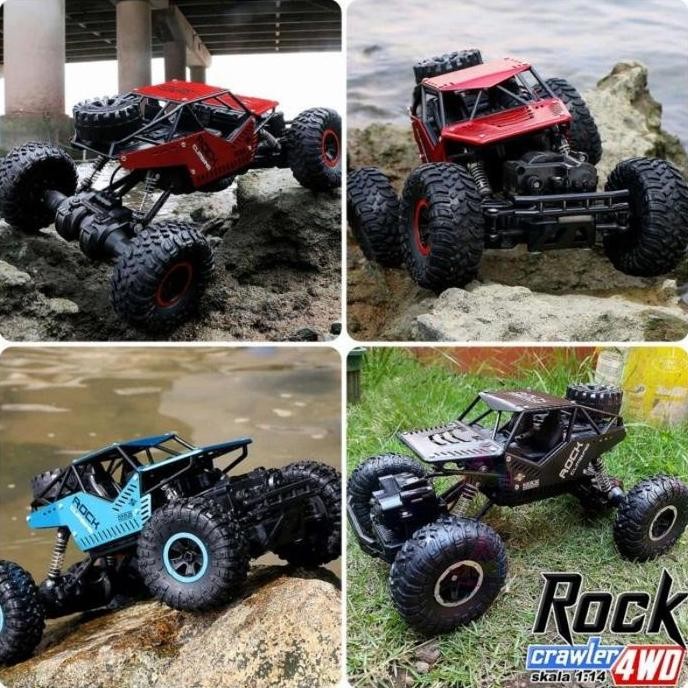MAINAN ANAK MOBIL OFROAD REMOTE CONTROL RC ROVER 4WD 4X4 SCALA 1:14