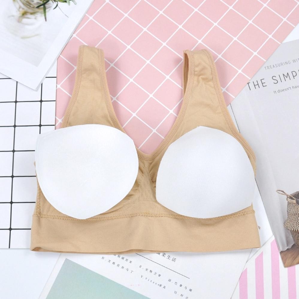 Bisa Cod Jumbo Push Up Sport Bra Busa Sport Bh Tanpa Kawat Bra Olahraga Wanita 811 -79