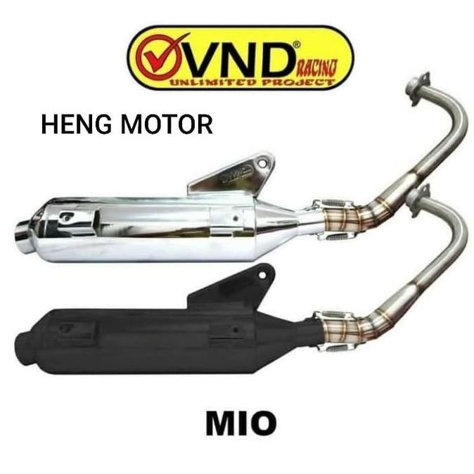 Knalpot Tsukigi Vnd Mio Sporty/ Mio Smile/ Mio Soul Crome Dan Black Asli