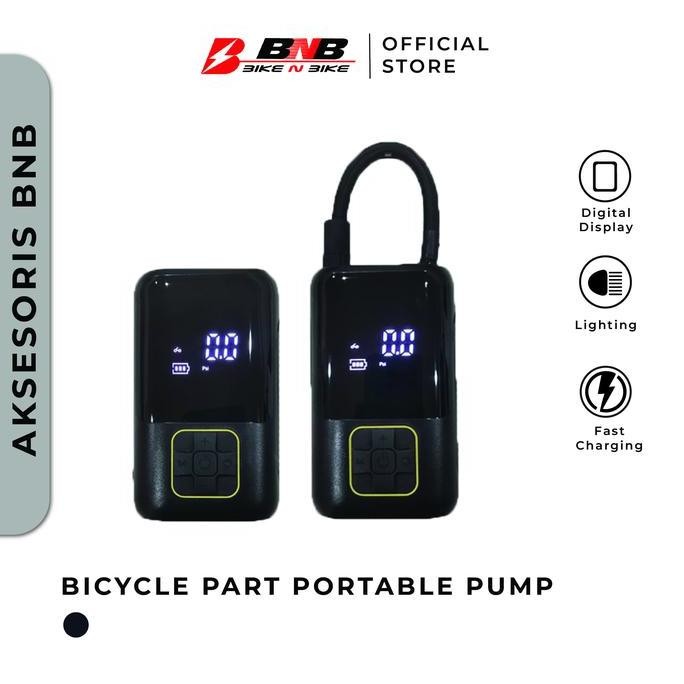 BNB ( Bike N Bike ) - Pompa Angin Elektrik Mengisi Udara Ban Mobil, Motor, Sepeda dan Bola