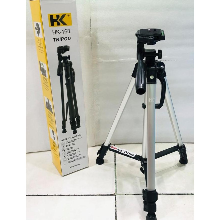 TRIPOD HANDPHONE HK 168 ORI / TRIPOD CAMERA / TRIPOD 140 CM