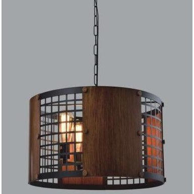 FL 1373 LAMPU GANTUNG INDUSTRIAL KAYU RETRO DEKORASI CAFE MINIMALIS Murah