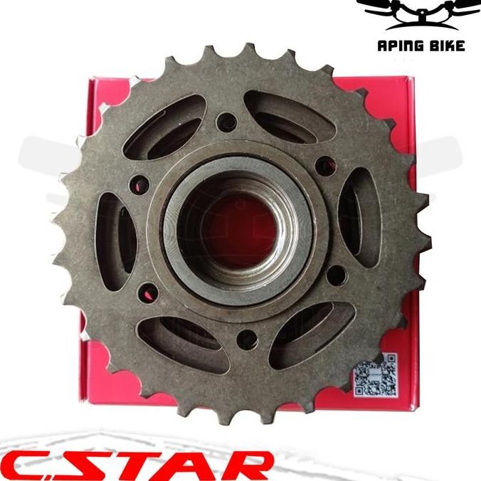 Sproket Cstar Fw-7Si Freewheel Sepeda 7 Speed Drat Ulir