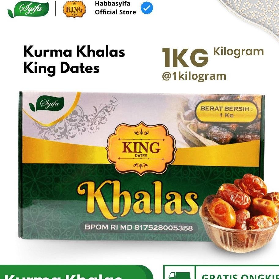 Kurma Khalas King Dates Khalas 1 Kg Kurma Berkualitas