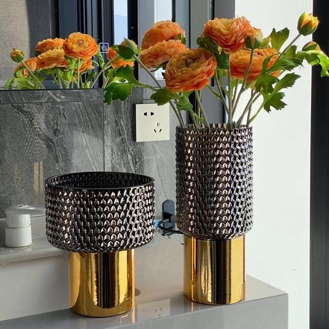 Vas Luxury Black edition / Vas Bunga Meja