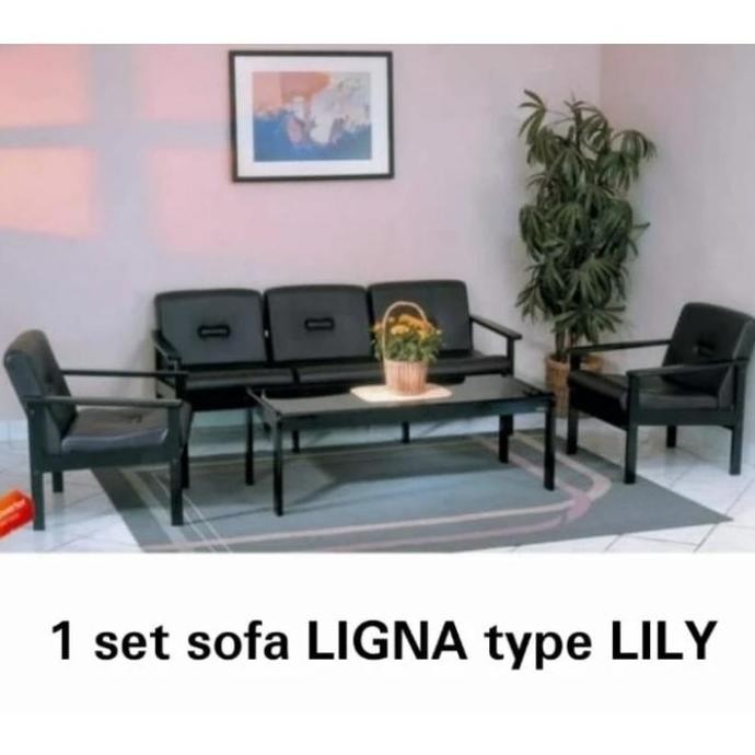 Set Meja dan Kursi Tamu Ligna Lily